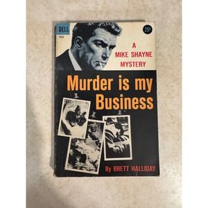 Murder is my Business Brett Halliday Mike Shayne Mystery Dell 965 Paperback 1958